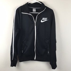 Nike Women's Black Zip-Up Sweater